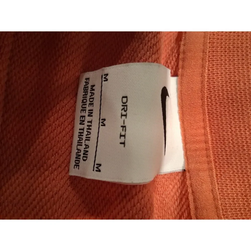 Nike Women's Dri-FIT Get Fit Graphic Crewneck Sweatshirt Medium Madder Root...